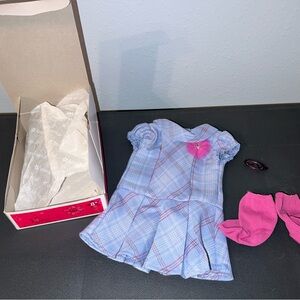 American Girl Sweet School Dress MISSING SHOES - retired item